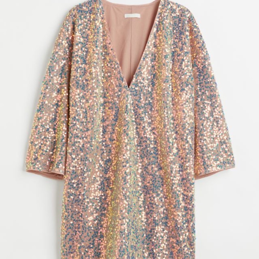 H&M sequin mini dress